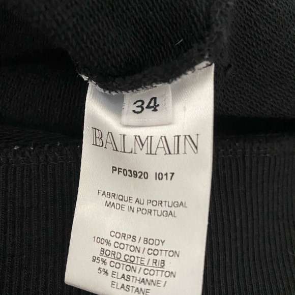 Balmain Black and Red/Pink Coin Logo Sweatshirt - Picture 8 of 10